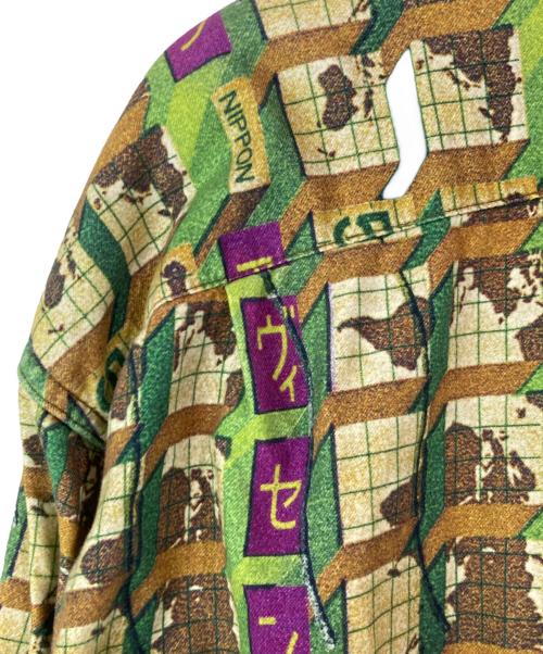 EVISEN（エビセン）EVISEN (エビセン) STUDIOUS別注 WORLD HALL PE SHIRT マルチカラー サイズ:Mの古着・服飾アイテム
