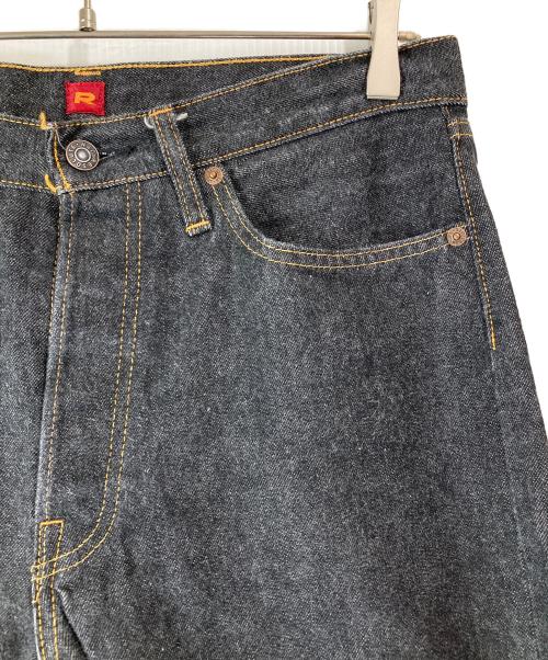 RESOLUTE（リゾルト）RESOLUTE (リゾルト) GB710セルビッジブラックデニムパンツ ブラック サイズ:W34L29の古着・服飾アイテム