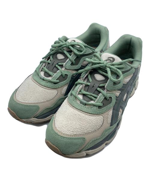 asics（アシックス）asics (アシックス) GEL-NYC FEATHER GREY/TRUFFLE GREY アシックス ゲルエヌワイシー グリーン サイズ: 27.5cmの古着・服飾アイテム