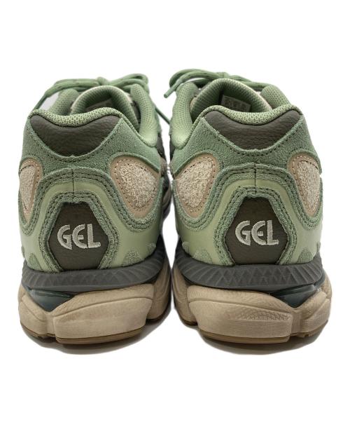 asics（アシックス）asics (アシックス) GEL-NYC FEATHER GREY/TRUFFLE GREY アシックス ゲルエヌワイシー グリーン サイズ: 27.5cmの古着・服飾アイテム