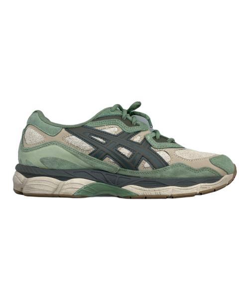 asics（アシックス）asics (アシックス) GEL-NYC FEATHER GREY/TRUFFLE GREY アシックス ゲルエヌワイシー グリーン サイズ: 27.5cmの古着・服飾アイテム