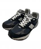 NEW BALANCEニューバランス）の古着「MADE in USA 993/ローカットスニーカー」｜ネイビー