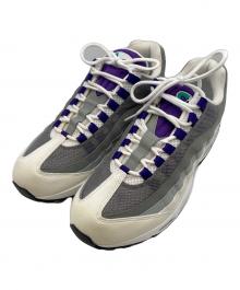 NIKE（ナイキ）の古着「ike Women's Air Max 95 OG Big Bubble "Grape" (2026) ナイキ ウィメンズ エアマックス95 OG ビッグバブル "グレープ" (2026)」｜グレー