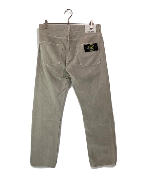 STONE ISLAND（ストーンアイランド）STONE ISLAND (ストーンアイランド) RE-T ワッペン付き5ポケットパンツ グレー サイズ:32/34の古着・服飾アイテム