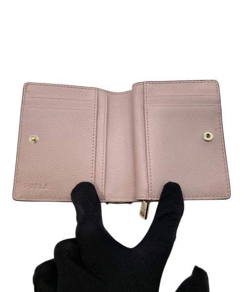 FURLA（フルラ）FURLA (フルラ) スモール カメリア コンパクト財布 ピンクの古着・服飾アイテム