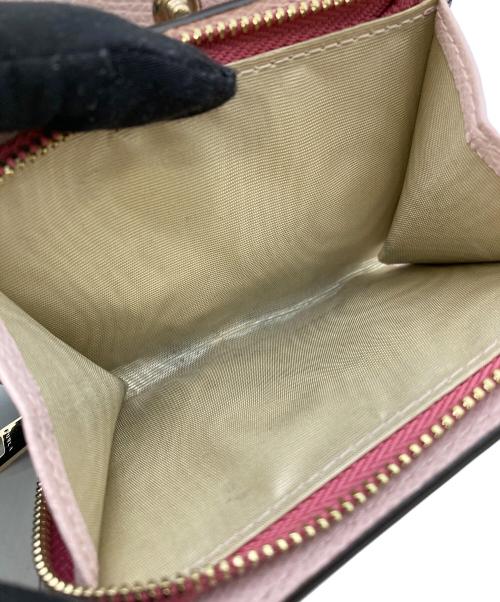FURLA（フルラ）FURLA (フルラ) スモール カメリア コンパクト財布 ピンクの古着・服飾アイテム