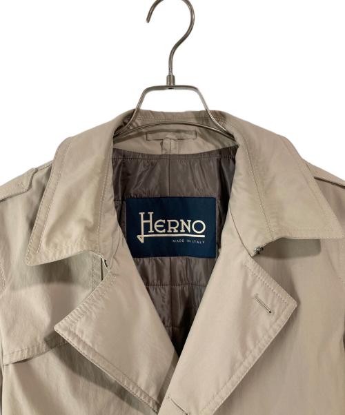 HERNO（ヘルノ）HERNO (ヘルノ) 2wayライナー トレンチコート ベージュ サイズ:SIZE 46の古着・服飾アイテム