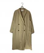 Lisiereリジェール）の古着「ECOTTONY NYLON TRENCH COA」｜ベージュ