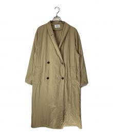 Lisiere（リジェール）の古着「ECOTTONY NYLON TRENCH COA」｜ベージュ