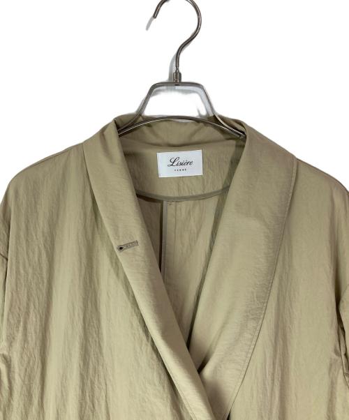Lisiere（リジェール）Lisiere (リジェール) ECOTTONY NYLON TRENCH COA ベージュ サイズ:FREEの古着・服飾アイテム
