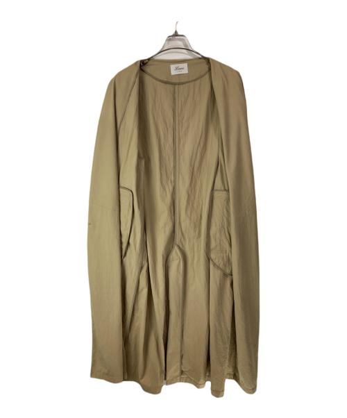 Lisiere（リジェール）Lisiere (リジェール) ECOTTONY NYLON TRENCH COA ベージュ サイズ:FREEの古着・服飾アイテム