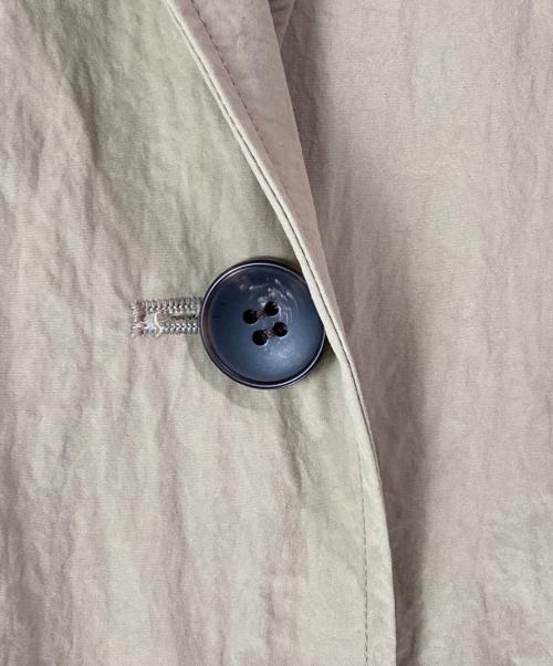 Lisiere（リジェール）Lisiere (リジェール) ECOTTONY NYLON TRENCH COA ベージュ サイズ:FREEの古着・服飾アイテム
