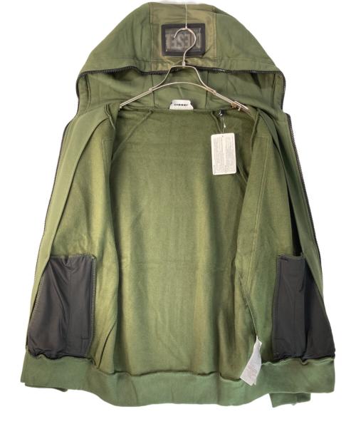 DIESEL（ディーゼル）DIESEL (ディーゼル) S-IVAN SWEAT-SHIRT カーキ サイズ:M 未使用品の古着・服飾アイテム