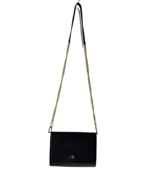 TORY BURCH（トリーバーチ）TORY BURCH (トリーバーチ) チェーンショルダーバッグ ブラックの古着・服飾アイテム