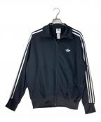 adidas Originalsアディダスオリジナル）の古着「ファイヤーバード メッシュ トラックトップ ブラック トラックジャケット」｜ブラック