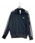 adidas originals（アディダスオリジナル）の古着「ファイヤーバード メッシュ トラックトップ ブラック トラックジャケット」｜ブラック