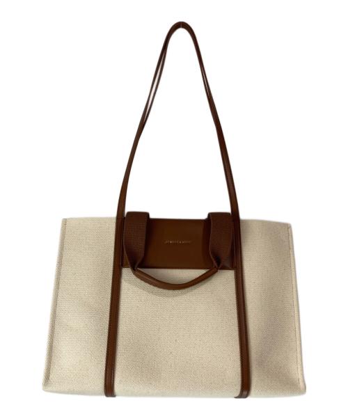 CHARLES & KEITH（チャールズアンドキース）CHARLES & KEITH (チャールズアンドキース) Shalia/シャリア キャンバスダブルハンドルトートバッグ ベージュの古着・服飾アイテム
