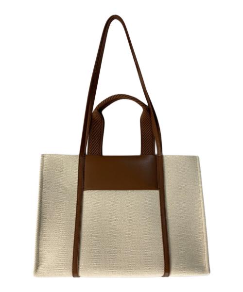 CHARLES & KEITH（チャールズアンドキース）CHARLES & KEITH (チャールズアンドキース) Shalia/シャリア キャンバスダブルハンドルトートバッグ ベージュの古着・服飾アイテム