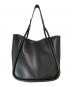 中古・古着 CHARLES & KEITH (チャールズアンドキース) Lyla/ライラ チューブラスラウチートートバッグ(XL) ブラック 未使用品：8000円