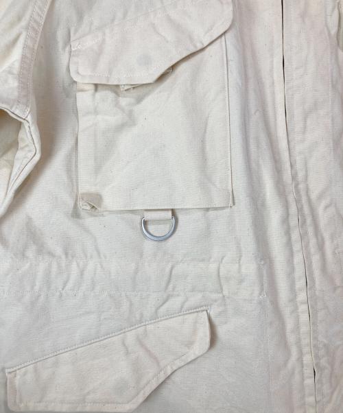 Snow peak（スノーピーク）snow peak (スノーピーク) TAKIBI Canvas Jacket アイボリー サイズ:Mの古着・服飾アイテム