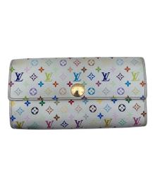 LOUIS VUITTON（ルイ ヴィトン）の古着「長財布」｜ホワイト・マルチカラー