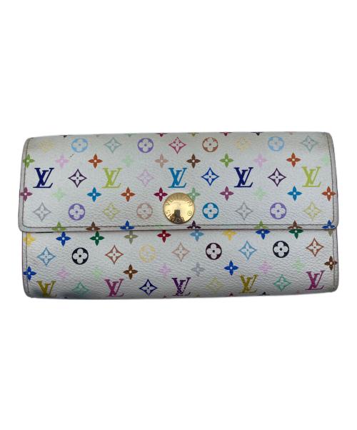 LOUIS VUITTON（ルイ ヴィトン）LOUIS VUITTON (ルイ ヴィトン) 長財布 ホワイト・マルチカラーの古着・服飾アイテム