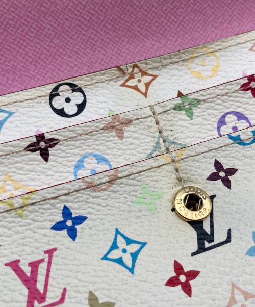 LOUIS VUITTON（ルイ ヴィトン）LOUIS VUITTON (ルイ ヴィトン) 長財布 ホワイト・マルチカラーの古着・服飾アイテム