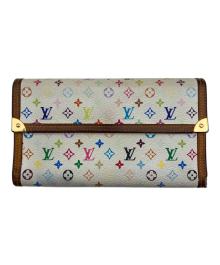 LOUIS VUITTON（ルイ ヴィトン）の古着「札入れ」｜ホワイト・ブラウン