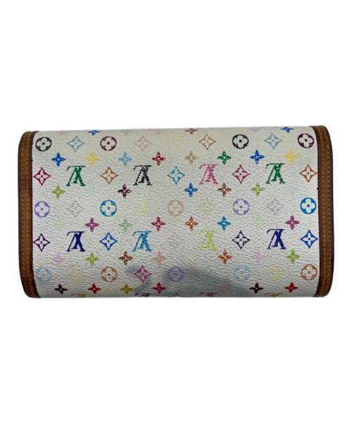 LOUIS VUITTON（ルイ ヴィトン）LOUIS VUITTON (ルイ ヴィトン) 札入れ ホワイト・ブラウンの古着・服飾アイテム