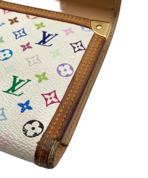 LOUIS VUITTON（ルイ ヴィトン）LOUIS VUITTON (ルイ ヴィトン) 札入れ ホワイト・ブラウンの古着・服飾アイテム
