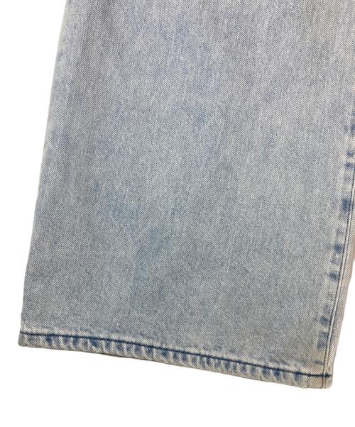 Whim Gazette（ウィムガゼット）Whim Gazette (ウィムガゼット) ドロストデニムパンツ ブルー サイズ:36の古着・服飾アイテム