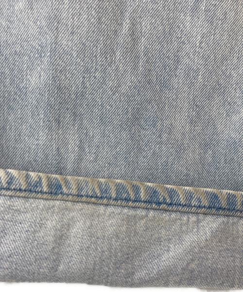 Whim Gazette（ウィムガゼット）Whim Gazette (ウィムガゼット) ドロストデニムパンツ ブルー サイズ:36の古着・服飾アイテム