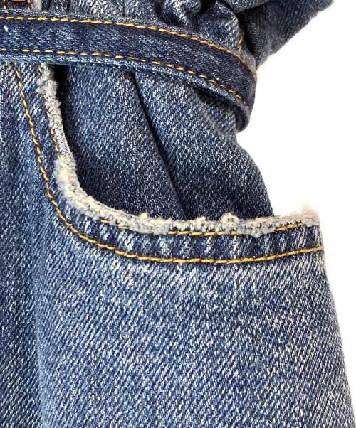 Whim Gazette（ウィムガゼット）Whim Gazette (ウィムガゼット) フリルデニムパンツ インディゴ サイズ:36の古着・服飾アイテム