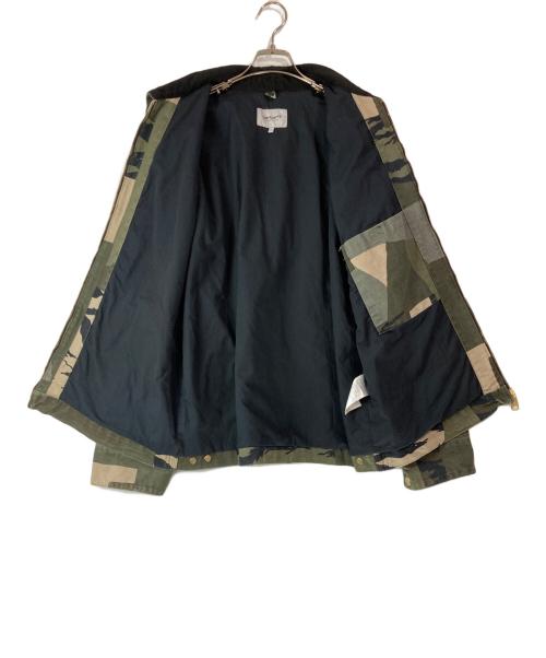 Carhartt WIP（カーハート ワーク イン プログレス）CARHARTT WIP (カーハート ワーク イン プログレス) 迷彩デトロイトジャケット グリーン サイズ:Lの古着・服飾アイテム