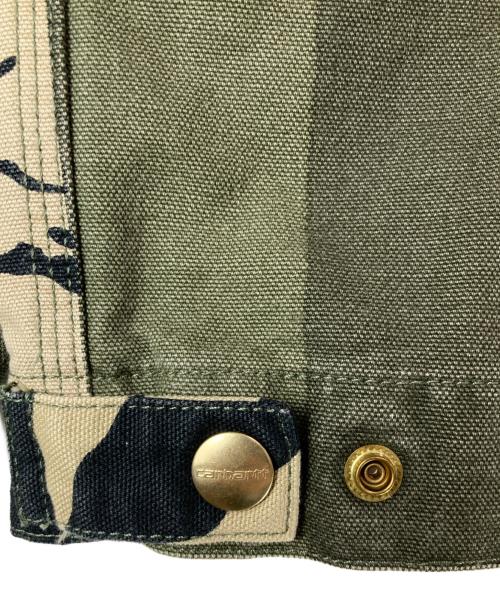 Carhartt WIP（カーハート ワーク イン プログレス）CARHARTT WIP (カーハート ワーク イン プログレス) 迷彩デトロイトジャケット グリーン サイズ:Lの古着・服飾アイテム