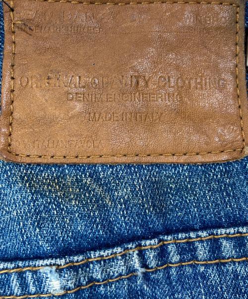 DSQUARED2（ディースクエアード）DSQUARED2 (ディースクエアード) 01ss パッチワークダメージデニムパンツ インディゴ サイズ:28の古着・服飾アイテム
