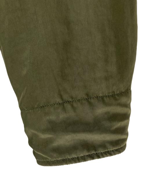 HOUSTON（ヒューストン）HOUSTON (ヒューストン) GARMENT DYE NYLON HUNTING JACKET / ガーメントダイナイロンハンティングジャケット グリーン サイズ:Lの古着・服飾アイテム