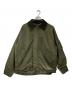 HOUSTON（ヒューストン）の古着「GARMENT DYE NYLON HUNTING JACKET / ガーメントダイナイロンハンティングジャケット」｜グリーン