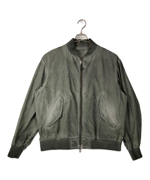 ARMY TWILL（アーミーツイル）ARMY TWILL (アーミーツイル) Uneven Dyeing Blouson グリーン サイズ:Lの古着・服飾アイテム