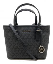MICHAEL KORS（マイケルコース）の古着「JET SET TRAVEL 2WAYバッグ」｜ブラック