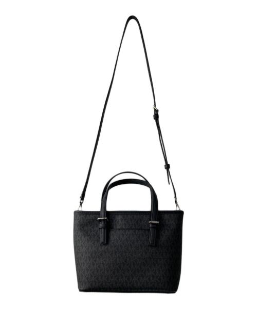 MICHAEL KORS（マイケルコース）MICHAEL KORS (マイケルコース) JET SET TRAVEL 2WAYバッグ ブラックの古着・服飾アイテム
