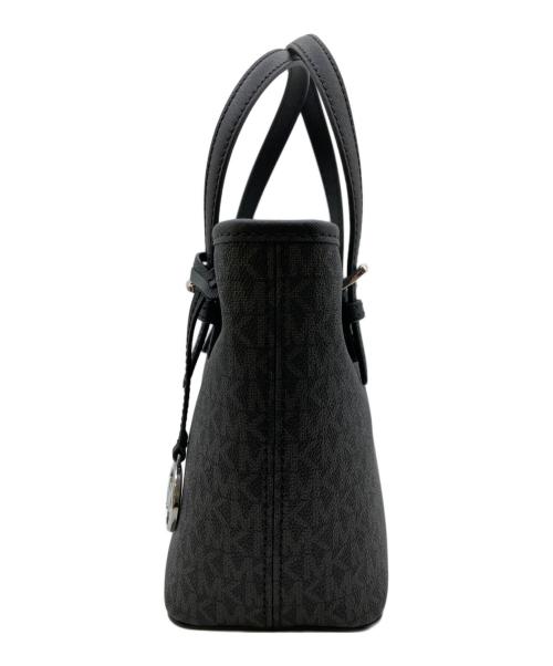 MICHAEL KORS（マイケルコース）MICHAEL KORS (マイケルコース) JET SET TRAVEL 2WAYバッグ ブラックの古着・服飾アイテム