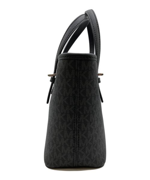 MICHAEL KORS（マイケルコース）MICHAEL KORS (マイケルコース) JET SET TRAVEL 2WAYバッグ ブラックの古着・服飾アイテム