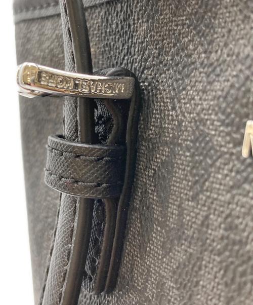 MICHAEL KORS（マイケルコース）MICHAEL KORS (マイケルコース) JET SET TRAVEL 2WAYバッグ ブラックの古着・服飾アイテム