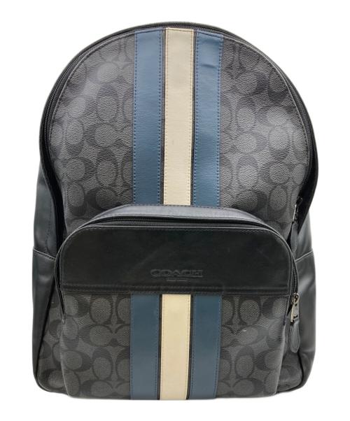 COACH（コーチ）COACH (コーチ) シグネチャーリュック ブラックの古着・服飾アイテム