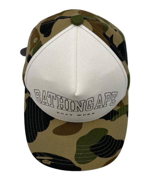 A BATHING APE（アベイシングエイプ）A BATHING APE (アベイシングエイプ) キャップ カーキの古着・服飾アイテム