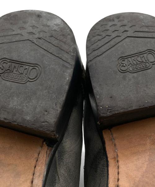 SANCHO BOOTS（サンチョブーツ）SANCHO BOOTS (サンチョブーツ) パイソンウエスタンブーツ グレー×ベージュ サイズ:SIZE 44の古着・服飾アイテム