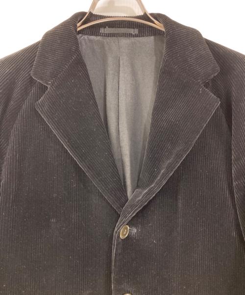 SCYE（サイ）SCYE (サイ) コーデュロイテーラードジャケット ブラック サイズ:36の古着・服飾アイテム