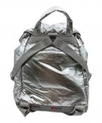 LeSportsacレスポートサック）の古着「PUFFY BACKPACK」｜シルバー