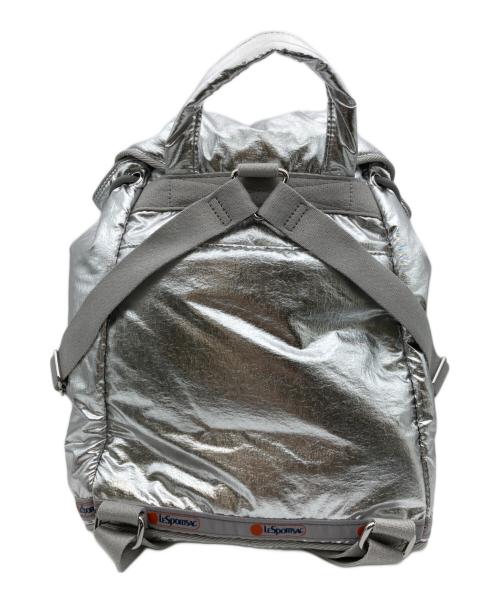 LeSportsac（レスポートサック）LeSportsac (レスポートサック) PUFFY BACKPACK シルバーの古着・服飾アイテム
